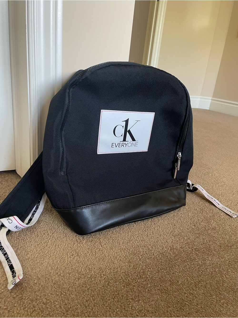 Calvin Klein Black Everyday Logo Backpack